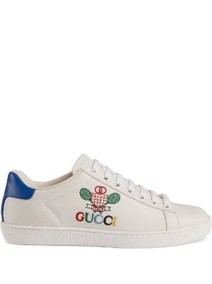 gucci womens white trainers