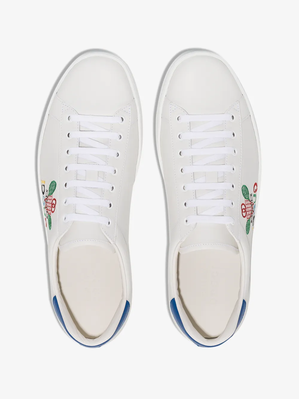 GUCCI GUCCI ACE SNEAKERS WITH GUCCI TENNIS,603696AYO7014575774