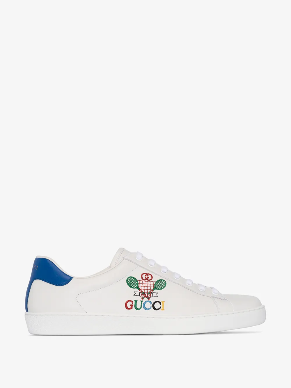 GUCCI GUCCI ACE SNEAKERS WITH GUCCI TENNIS,603696AYO7014575774
