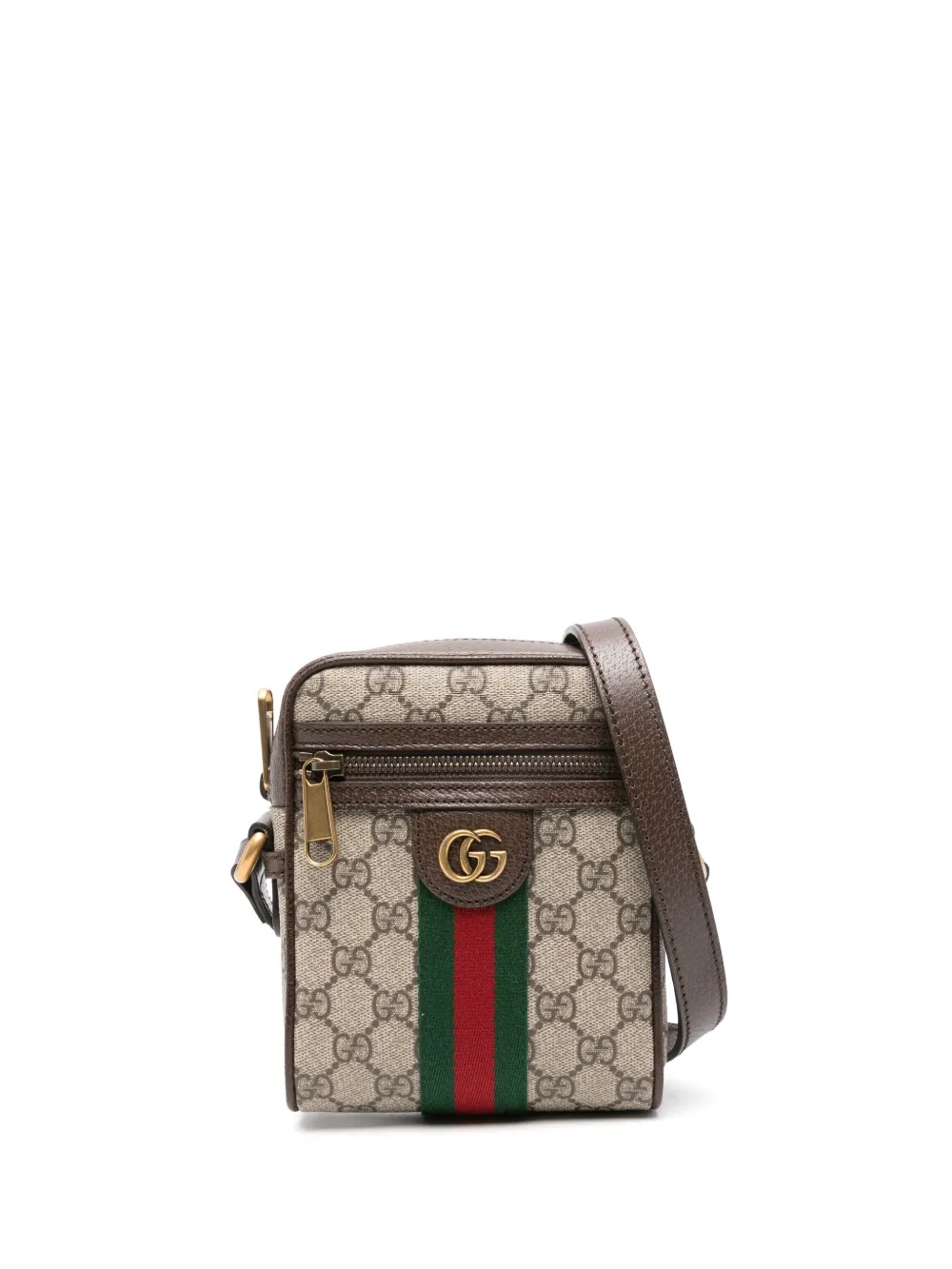 Gucci Ophidia GG Supreme Messenger Bag Neutrals FARFETCH UK