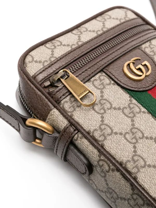 Gucci Ophidia GG Supreme Messenger Bag Neutrals FARFETCH UK