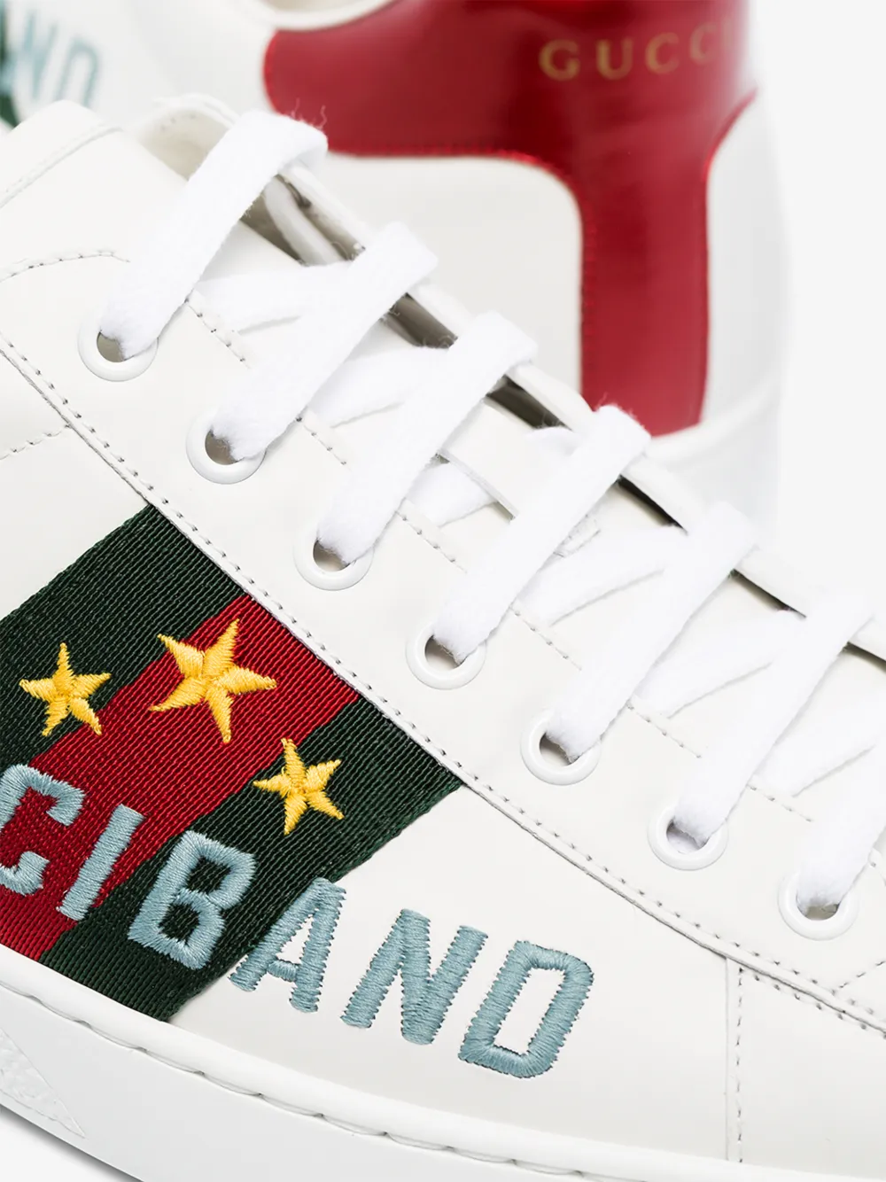 GUCCI GUCCI GUCCI BAND ACE SNEAKERS,6036930FI1014575792