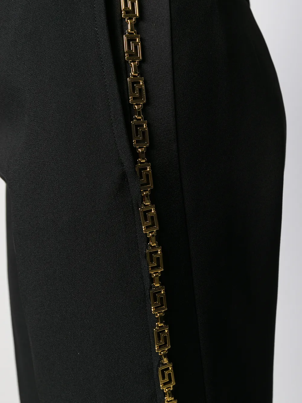 Versace Pantalon met print Zwart