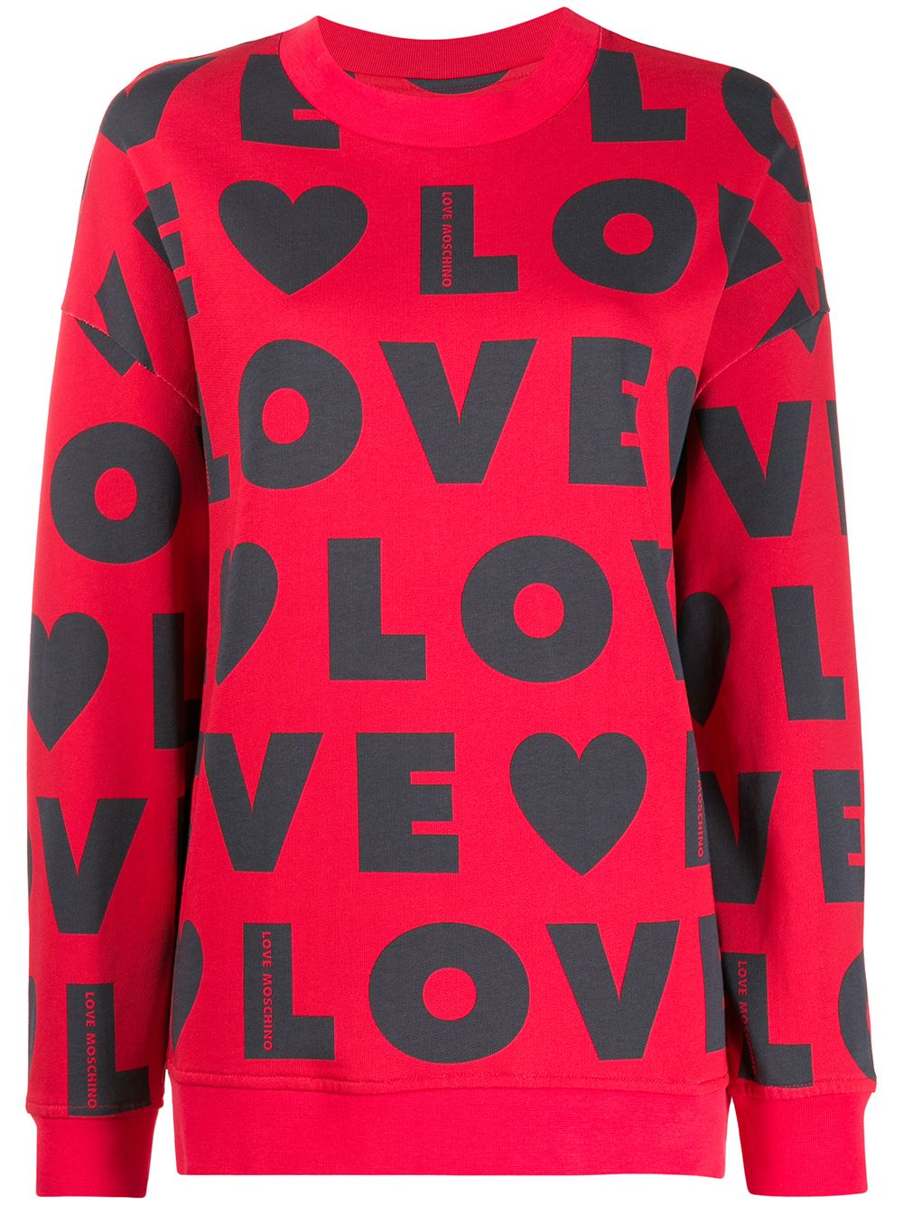 фото Love Moschino толстовка с логотипом