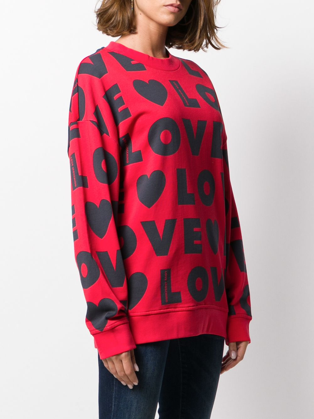 фото Love Moschino толстовка с логотипом