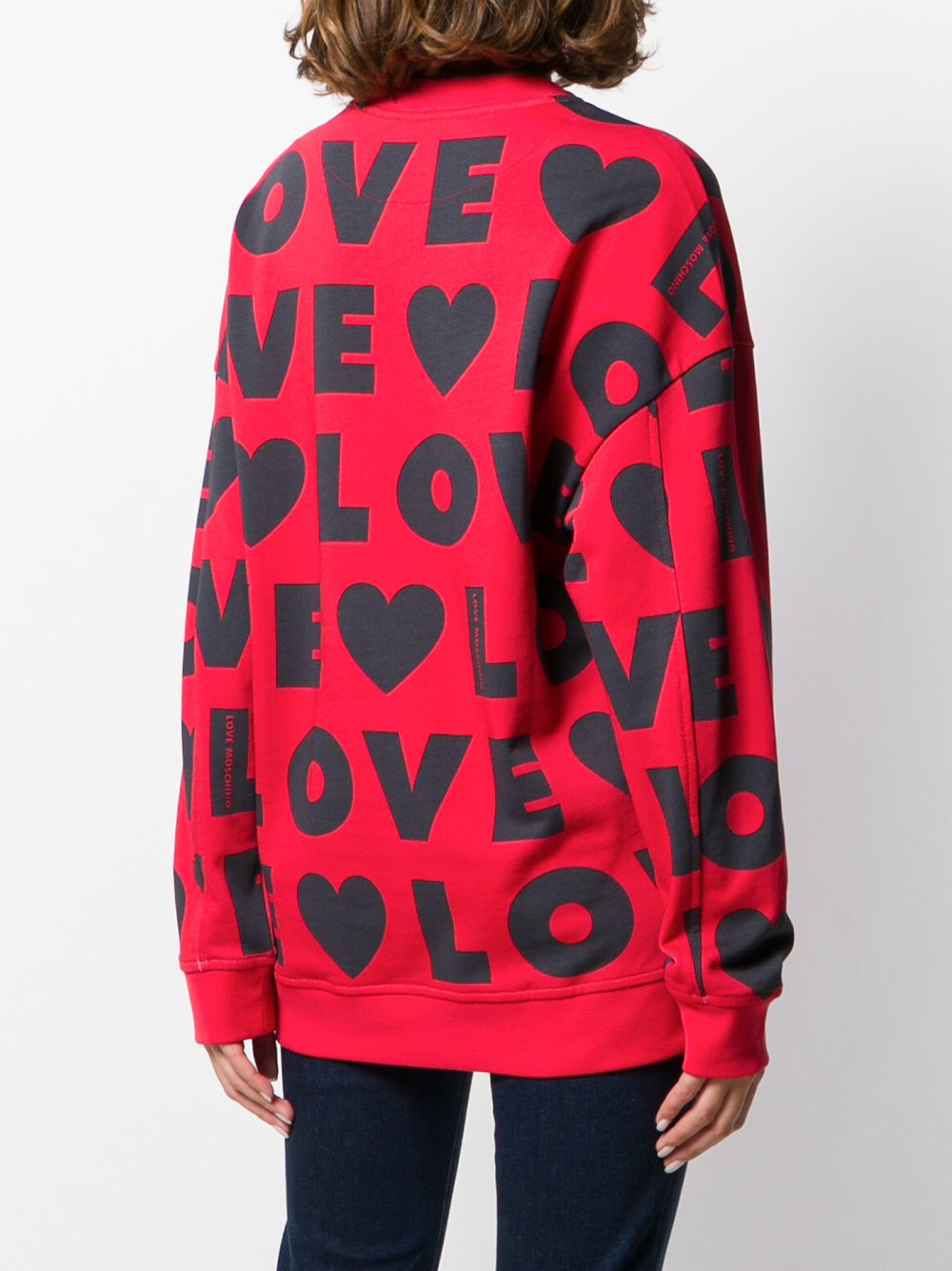 фото Love Moschino толстовка с логотипом