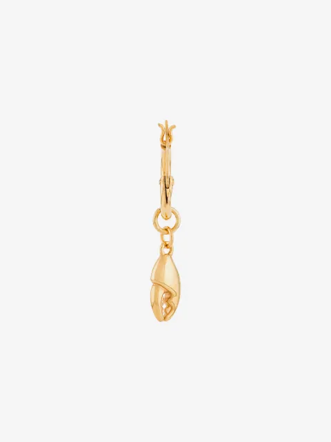 True Rocks claw hoop earring