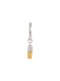 True Rocks pill hoop earring - Silver