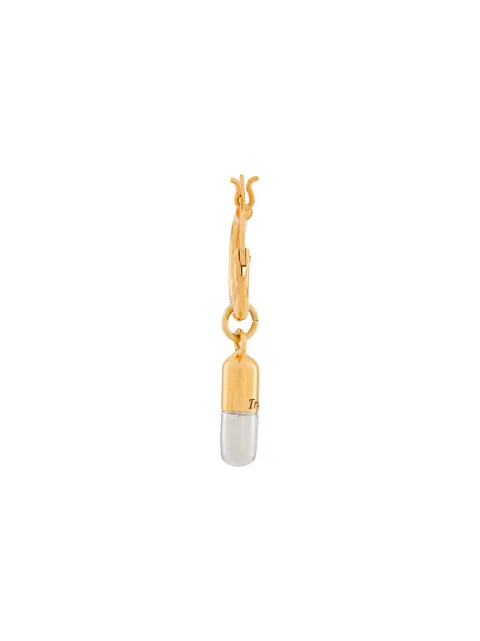 True Rocks Pill hoop earring