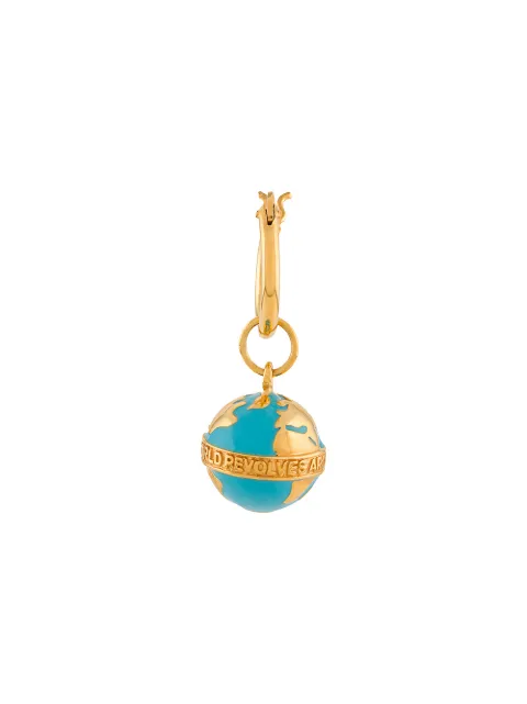 True Rocks globe hoop single earring 