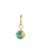 Image 1 of True Rocks globe hoop single earring