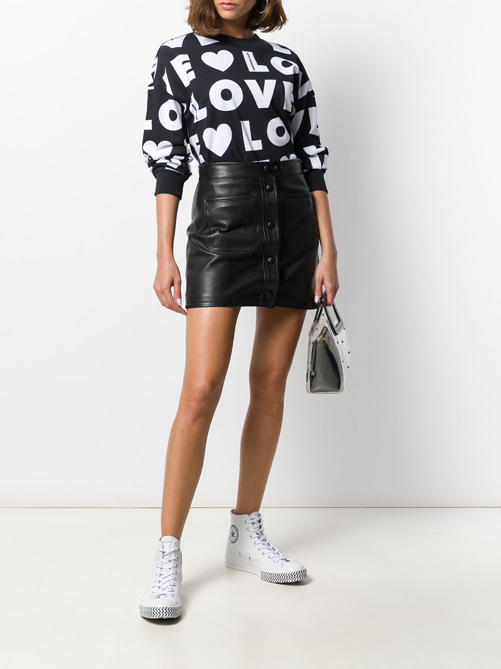 фото Love Moschino толстовка с логотипом