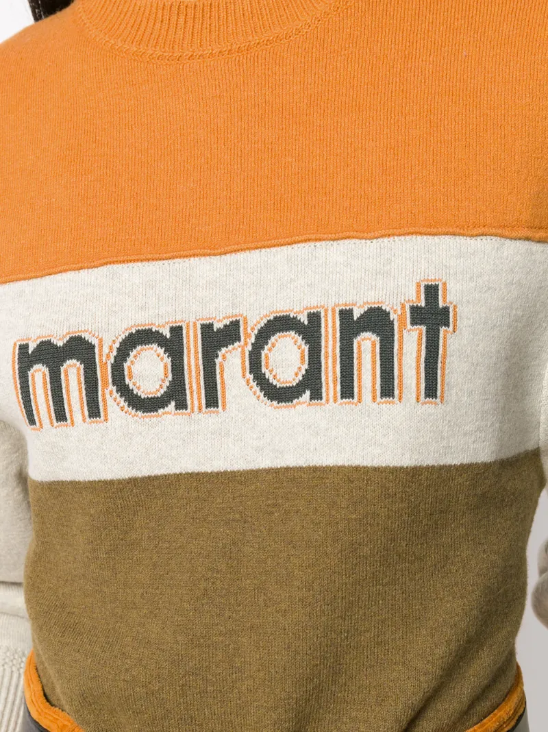 ETOILE ISABEL MARANT striped knit jumper