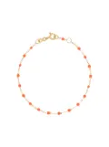 Gigi Clozeau 18kt yellow gold and orange beaded bracelet