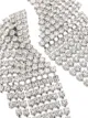 Alessandra Rich cascade crystal clip earrings