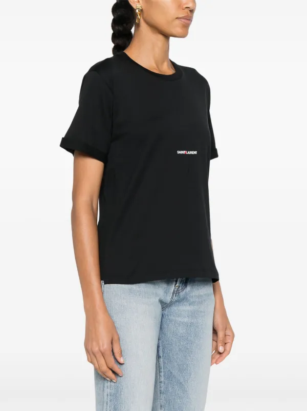 Saint laurent t shirt logo online