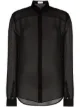 الصورة 1 من Saint Laurent قميص حرير شفاف