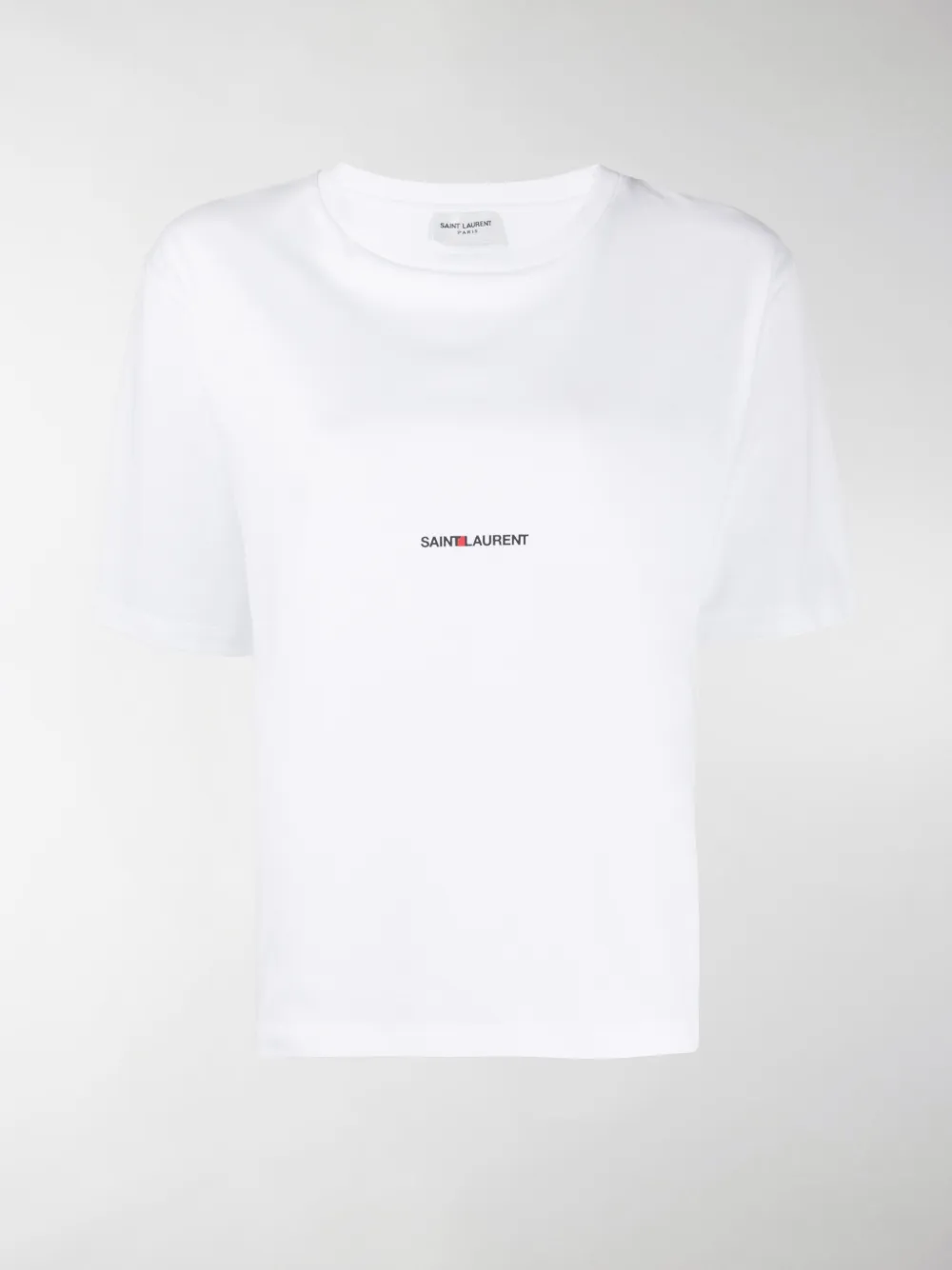 SAINT LAURENT LOGO PRINT T-SHIRT,460876YB2DQ14577866
