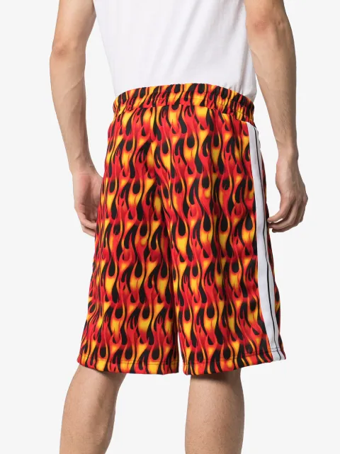 Palm Angels Burn Printed Shorts - Farfetch