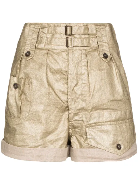 Saint Laurent shorts con doble cintura