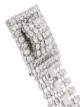 Alessandra Rich square cascade crystal earrings