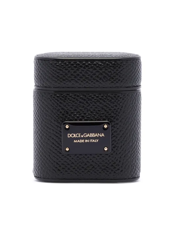 Dolce & Gabbana logo-print Leather AirPods Case - Farfetch