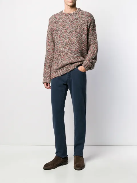 JACOB COHEN STRAIGHT-LEG DENIM JEANS