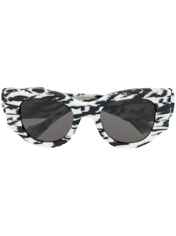 balenciaga sunglasses white