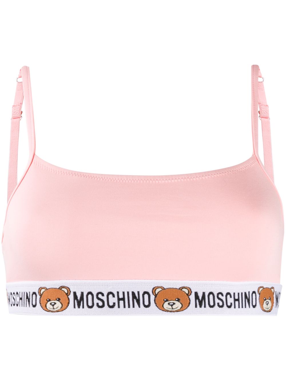 фото Moschino бюстгальтер с логотипом