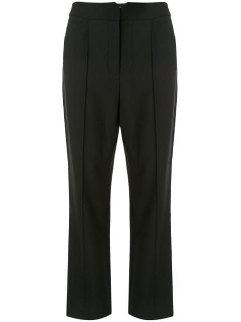 REBECCA TAYLOR HIGH RISE CROPPED TROUSERS
