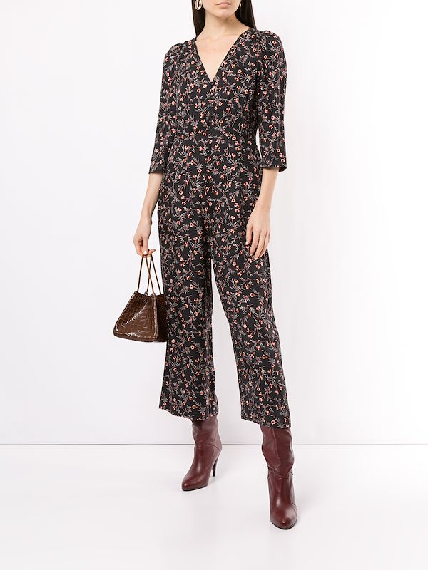 rebecca taylor floral jumpsuit