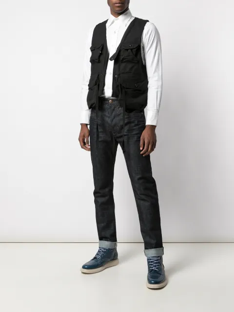 ENGINEERED GARMENTS WESTE MIT AUFGESETZTEN TASCHEN