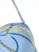 Suboo Sailor Chain print bandeau bikini top