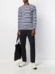 Imagen 2 de Comme Des Garçons Play camiseta con motivo de rayas y aplique de corazón
