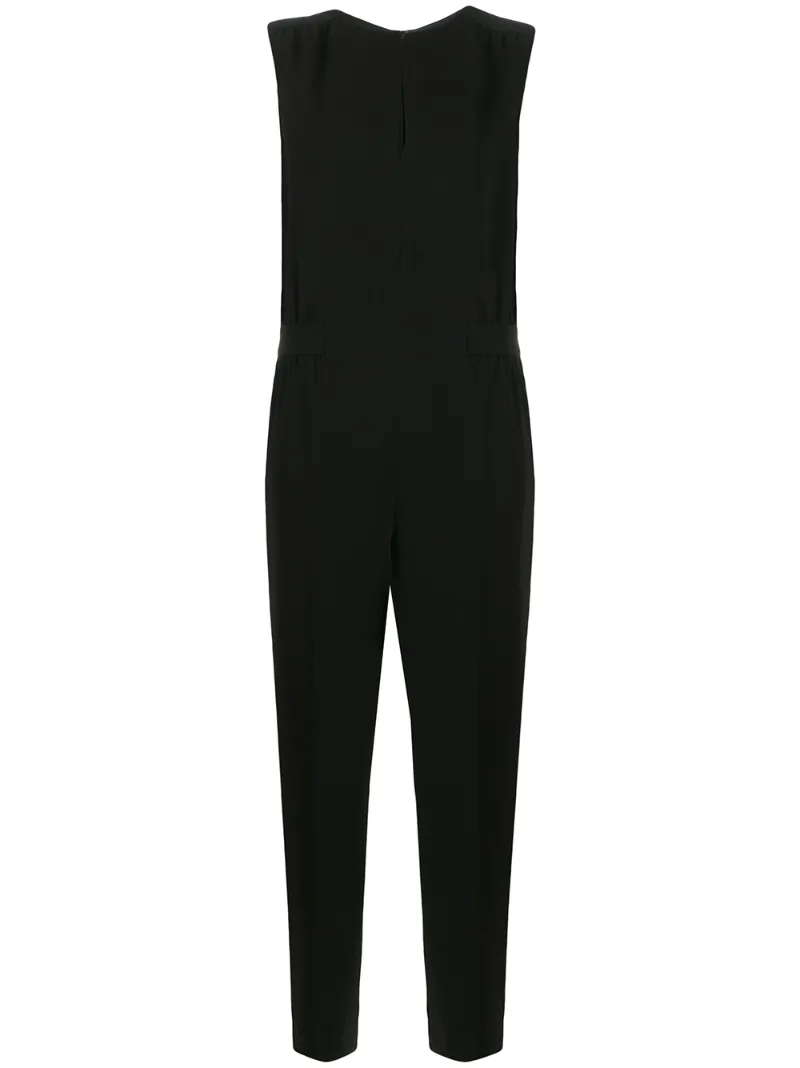 THEORY JUMPSUIT MIT GERAFFTER TAILLE