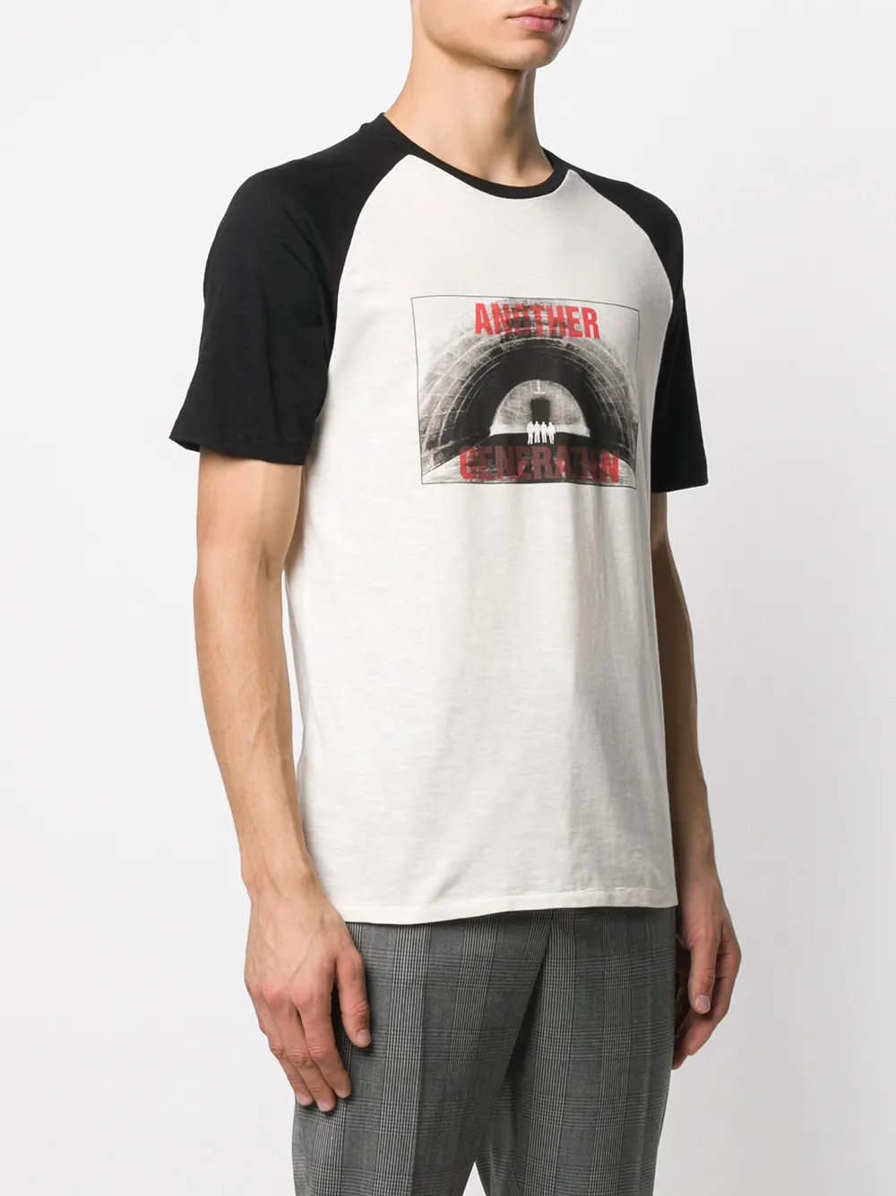  Neil Barrett Camiseta Another Generation Estampada - Blanco 