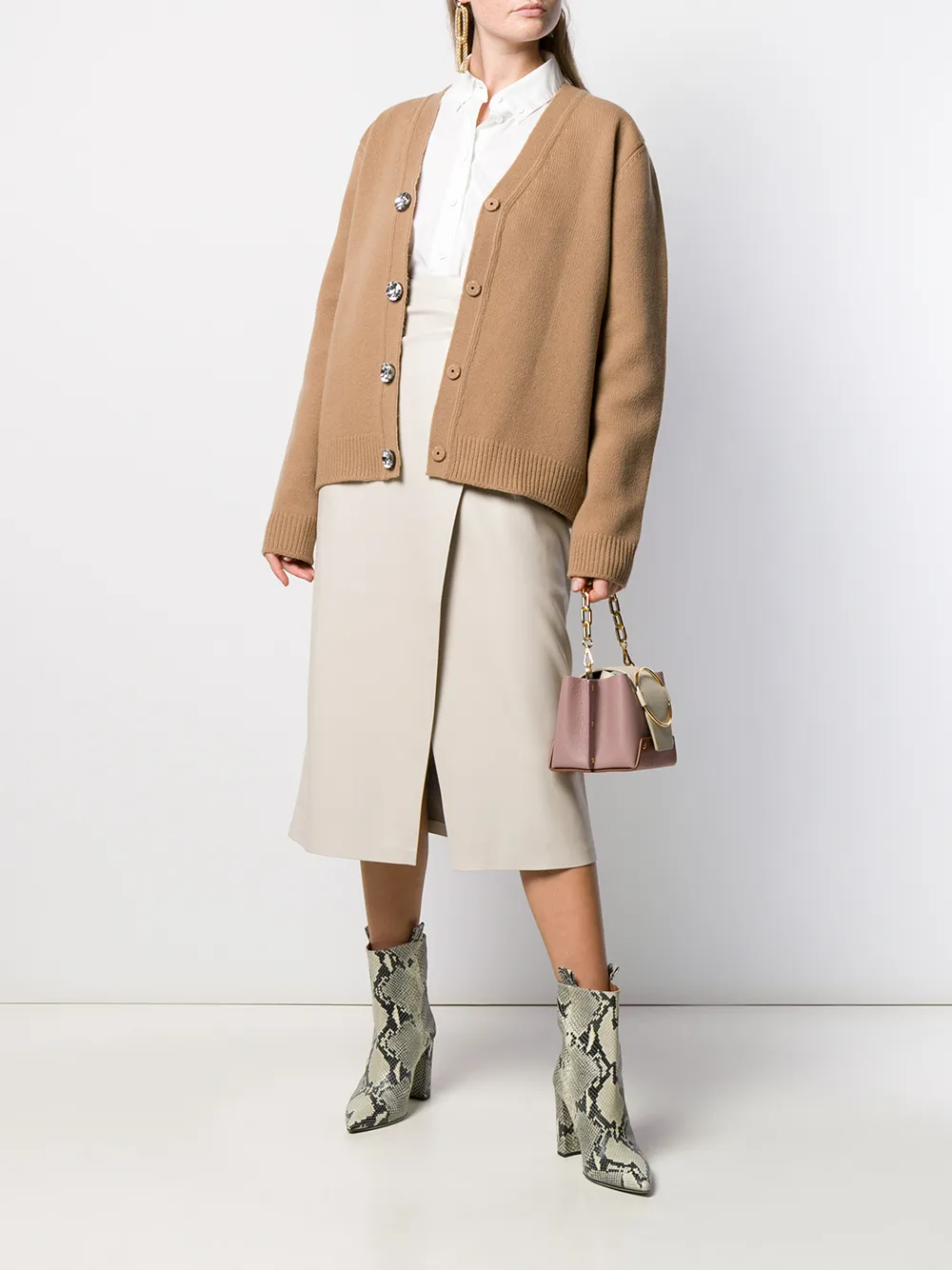 Nº21 crystal detail oversized cardigan | Cardigans | Image 2