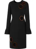 Burberry framed cut-out shift dress - Black
