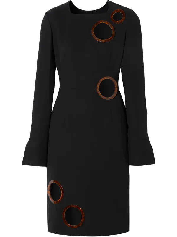 white christmas dresses Burberry // Black Burnout Velvet Devore Dress – VSP Consignment