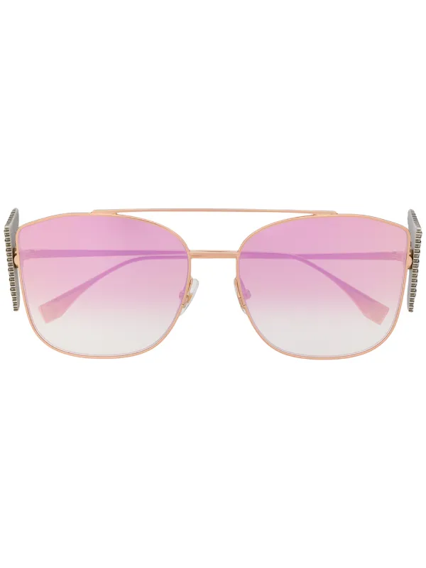 fendi embellished sunglasses