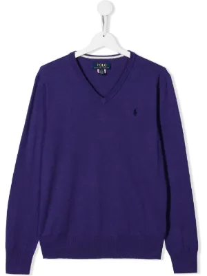 ralph lauren v neck jumper sale