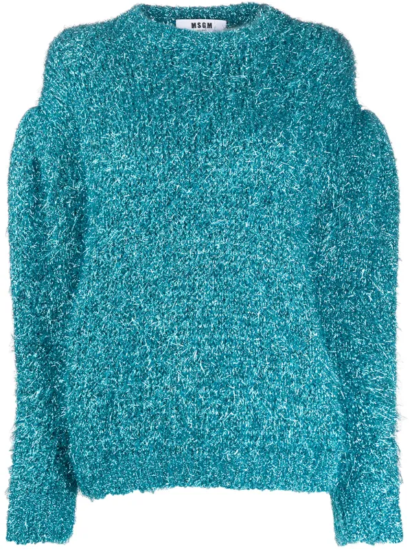 sparkle sleeve jumper