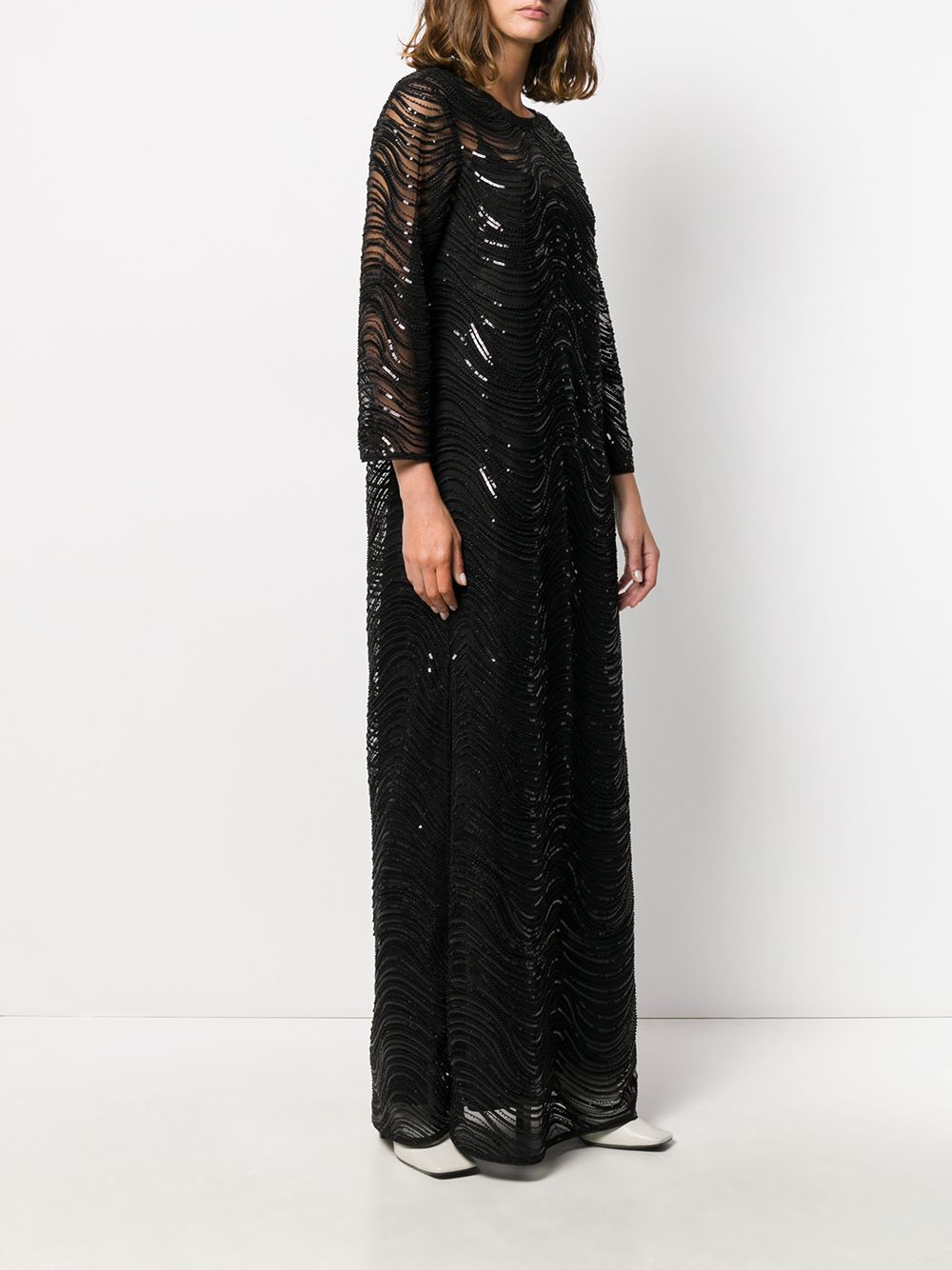 Emporio Armani sequin-embellished Gown - Farfetch
