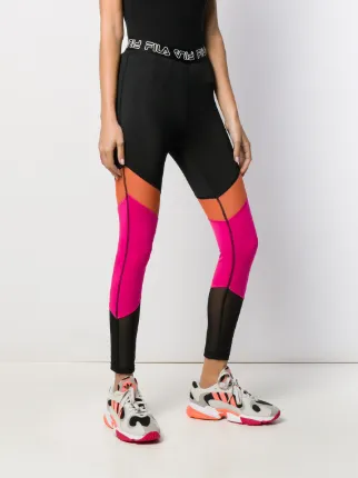 fila leggings pink