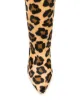 Paris Texas leopard print knee-length boots