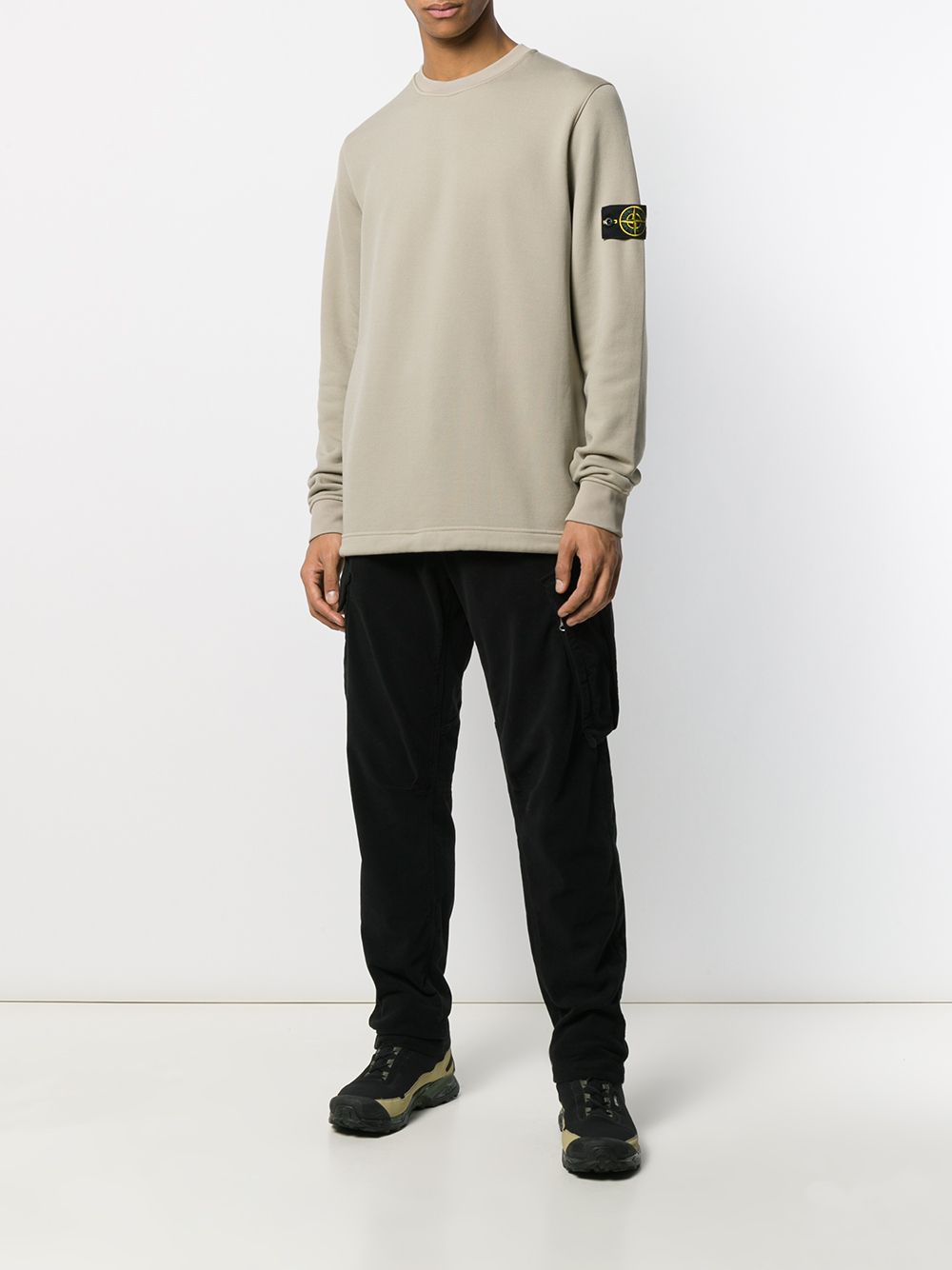 фото Stone Island толстовка с нашивкой-логотипом