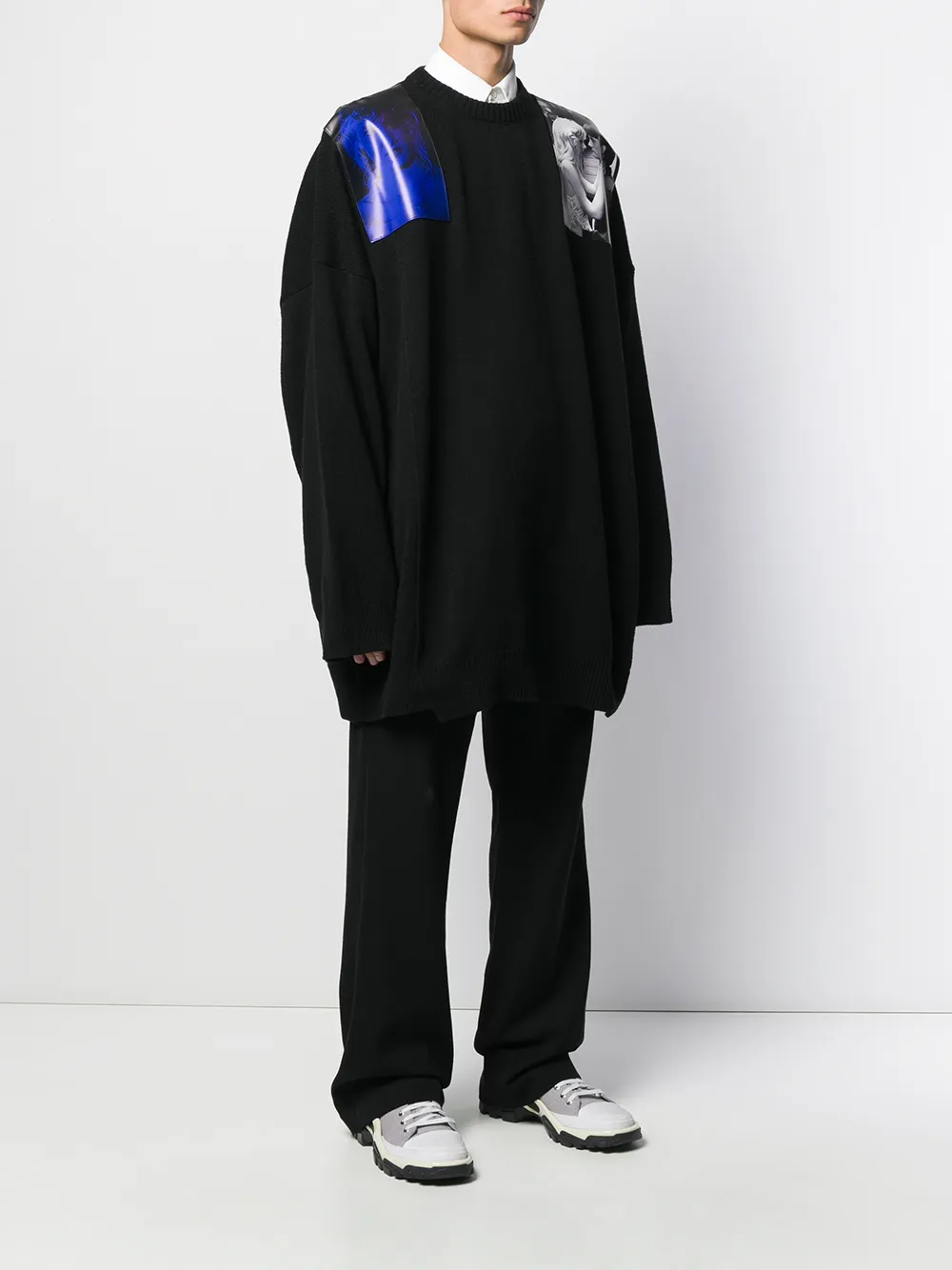 Rafsimons bluevelvet スウェット-