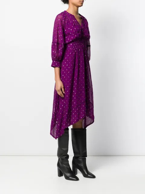robe violette bash