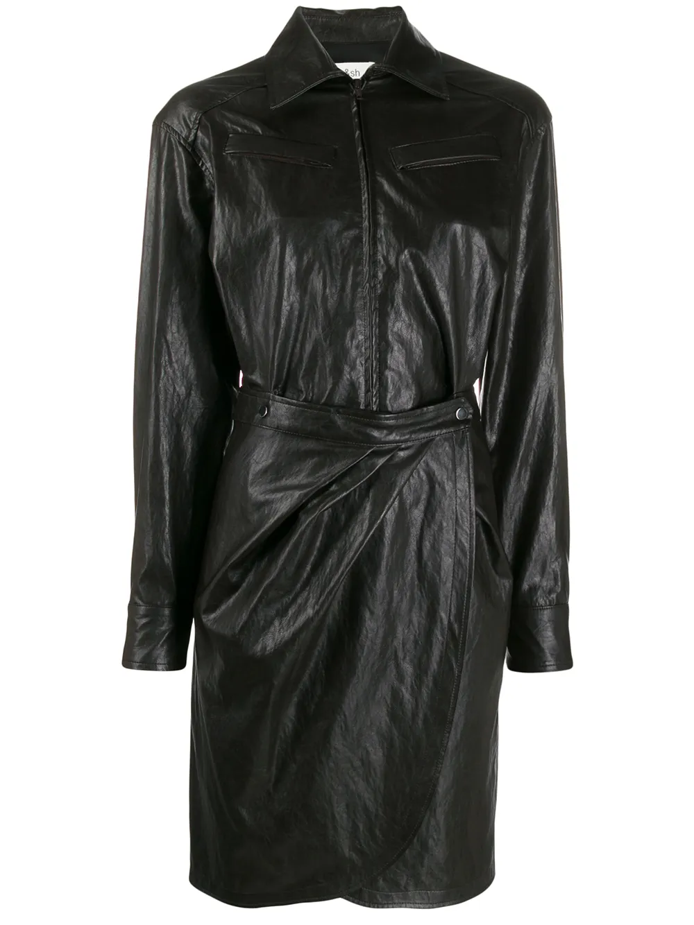 Ba&Sh Hemdkleid In Lederoptik D2664 yNDwq Ba&Sh Hemdkleid In Lederoptik D2664 yNDwq