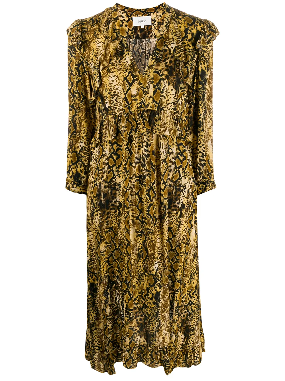 Ba&Sh 'Saha' Kleid Mit Schlangenleder-Print gkOtc R5WjO Ba&Sh 'Saha' Kleid Mit Schlangenleder-Print gkOtc R5WjO